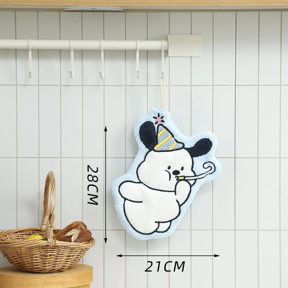 Hand Towels Wet Wipes Towel Bread Cheese Hanging Towel Bathing Towel Kitchen Handkerchief Absorbent Wipe Cloth toallas de mano