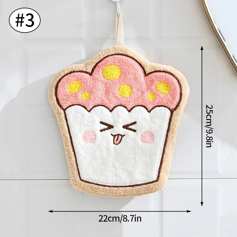 Hand Towels Wet Wipes Towel Bread Cheese Hanging Towel Bathing Towel Kitchen Handkerchief Absorbent Wipe Cloth toallas de mano