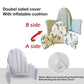 Baby Dining Chair Sofa Chair Double Sided Seat Cover Highchair Inflatable Back Cushion Built-in Inflatable Highchair BackCushion