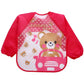 Waterproof EVA Full Sleeve Baby Bibs Children Apron Long Sleeve Feeding Smock Kids Eating Breastplate Infant Scarf Clothing
