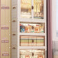 Baby’s Bedroom Closets Wardrobe Clothes Folding Bins Transparent Visual Cabinets Stable Load-bearing Clothes Organizer Rack