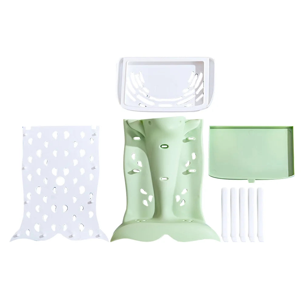 Bottle Drying Rack Baby Milk Holder Draining Station Space Saving Drying Rack For Bottles Drying Stand Drain Board Drying Shelf
