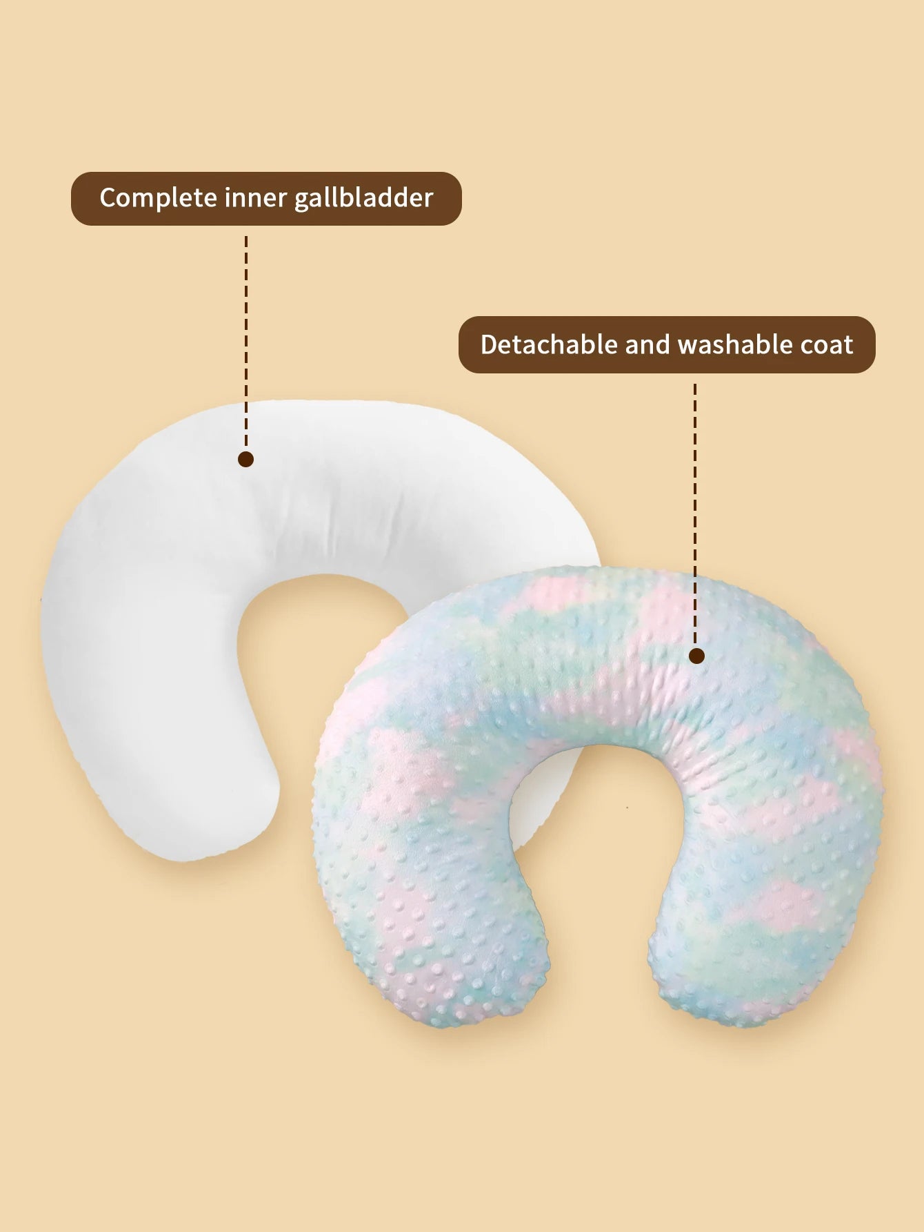 Multi-Functional Breastfeeding Pillow, Nursing Pillow, Convenient for Breastfeeding Lumbar Support Cushion