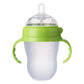 Silicone Nano Feeding Bottles Baby Bottle with Handle for Baby Weaning Anti-Choking Nipple Bottle for Baby 0-9 Month 150ML/250ML
