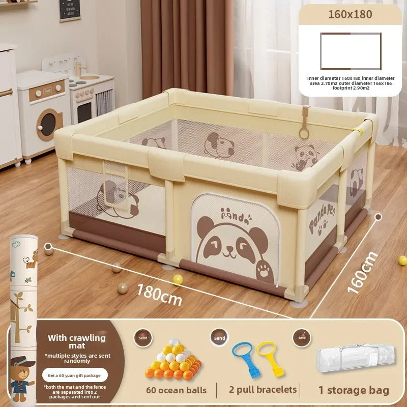 Non-Toxic Baby Playpen with Crawling Mat