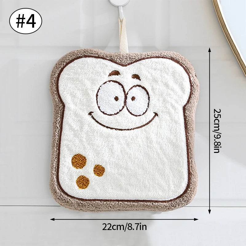 Hand Towels Wet Wipes Towel Bread Cheese Hanging Towel Bathing Towel Kitchen Handkerchief Absorbent Wipe Cloth toallas de mano