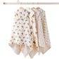 Soft Hooded Baby Bath Towel Cartoon Cloak  Super Absorbent Gauze Bathing Wrap for Newborn Infant Anti-Shedding & Skin-Friendly