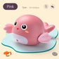 Summer Kids Bath Toys Clockwork Clownfish & Dolphins Swimming Water Play Set Classic Beach Fun Educational Toy for Baby Children