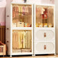 Children's Wardrobe Bedroom Closet Cabinet Baby Storage Box Toy Clothes Organizer Locker Folding Sorting Partition Wardrobe