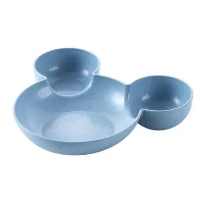 Toddler Breakfast & Dinner Plate – Fun Cartoon Design