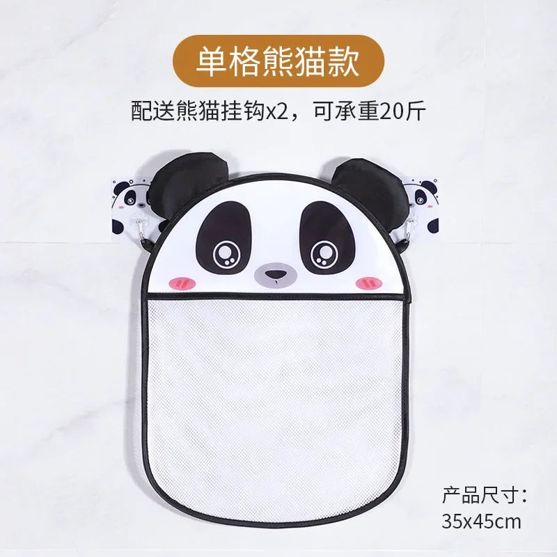 Toddler Bath Toy Storage – Cartoon Mesh Bag for Shower & Toys