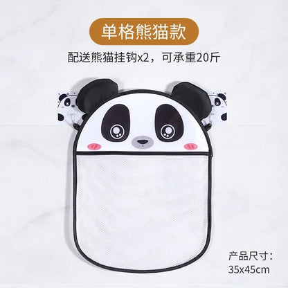 Toddler Bath Toy Storage – Cartoon Mesh Bag for Shower & Toys