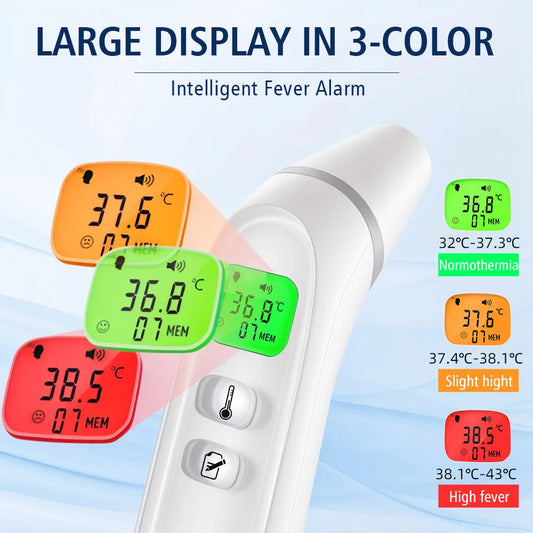 Cofoe Infrared Fever Thermometer Medical Household Digital LCD Infant Adult Non-contact Body Temperature Ear Thermometer