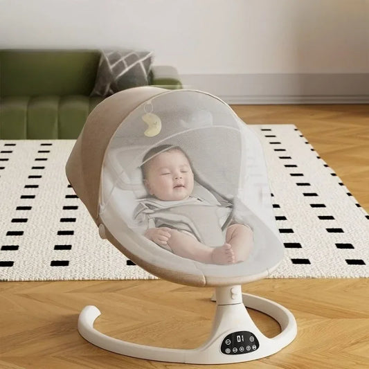 Electric Baby Rocker Soothing Swing Chair Newborns Cradle Seat Music Motion Infant Sleep Baby rocker Bassinet Baby Sleep Basket