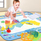 100x80CM Magic Water Drawing Mat Coloring Doodle With Reusable Magic Pens Montessori Painting Board Educational Toys Kids Gifts