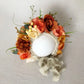 Knitted Flower Bonnet for Newborn Baby Photo Shoot Props