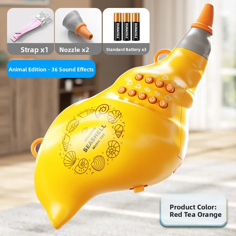 Children's Small Trumpet 54 Sound Effects Baby Bird Whistle Blow Instrument Toys Animal Gathering Horn Musical Plaything