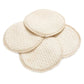 4pcs Reusable Nursing Breast Pads Washable Soft Absorbent Baby Breastfeeding Breast Cotton Pads for Pregnant Women