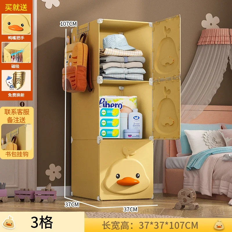 Kids Cube Closet Jewelry Fabric Placard Plastic Partitions Cupboard Walk In Wardrobe Cabinet Guarda Roupa Furniture For Room
