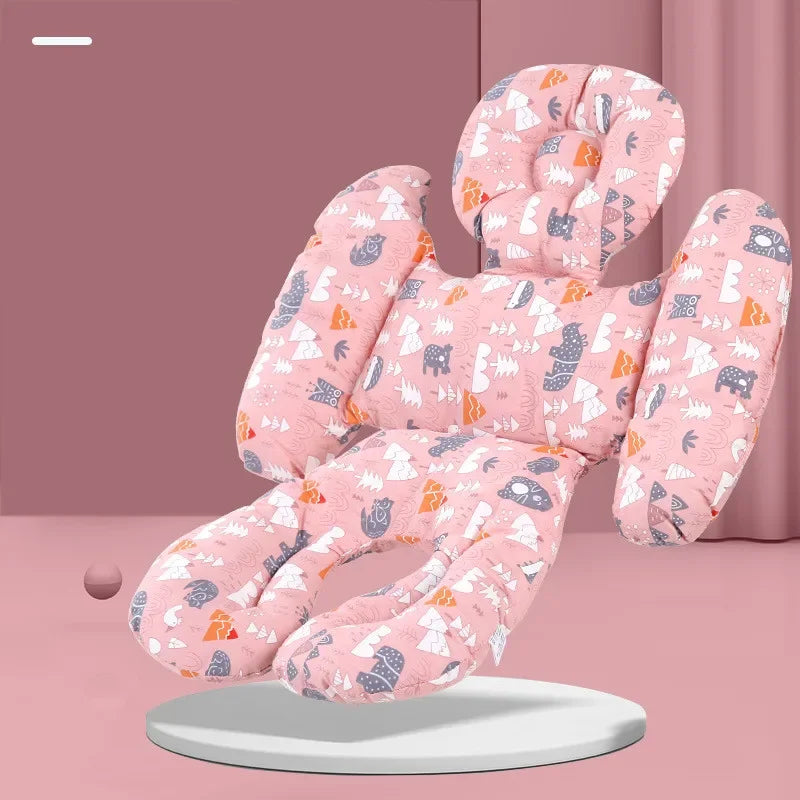Stroller Cushion Baby Dining Chair Seat Pad 4 Seasons Universal Cushion Infant Walker Thick Cotton Mat Safety Seat Cotton Mats
