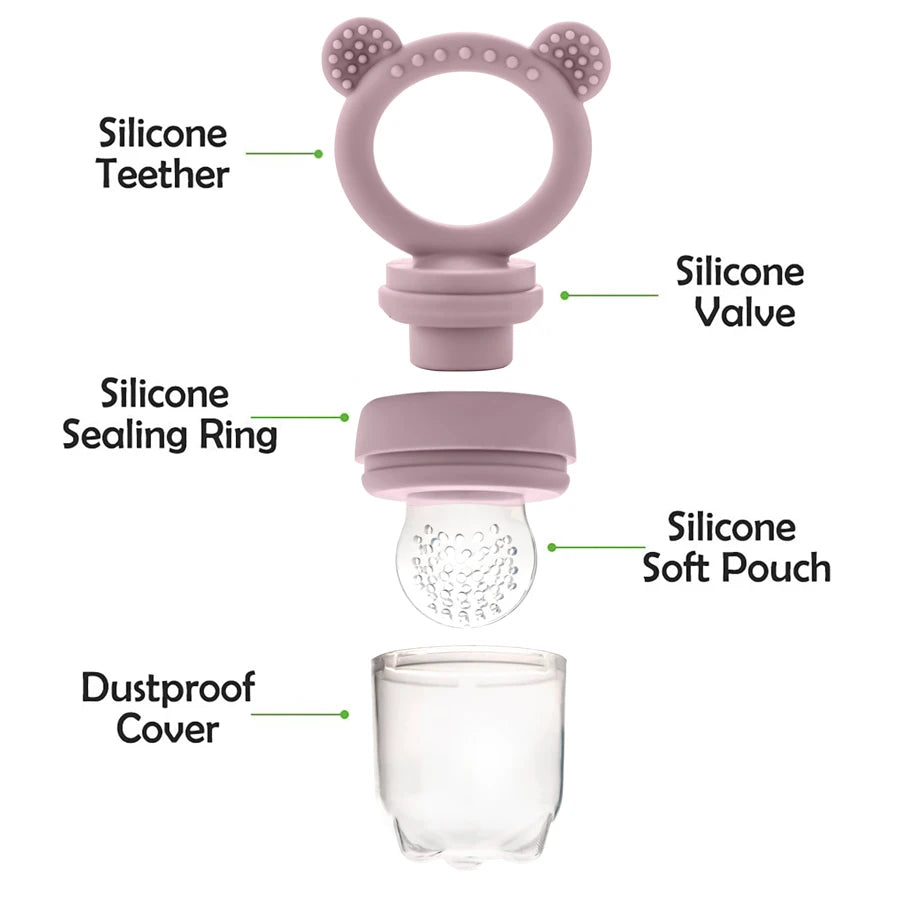 Newborn Food Feeder – Fruit & Veggie Silicone Teether
