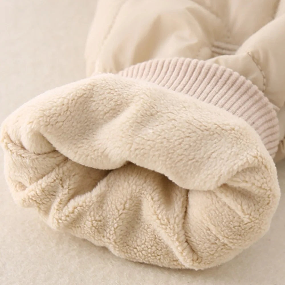 Cozy Cotton-Padded Infant Romper