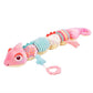 Chameleo Infant Toys Baby Musical Stuffed Animal Toys with Rattles Crinkle BellBaby Teething Toys for Tummy Time Newborn Sensory