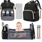 Multifunctional Maternity Bag – Outdoor Diaper Backpack with Baby Seat