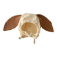Bonnet bébé tricoté avec oreilles de lapin, chaud et mignon, idéal pour l'hiver.
