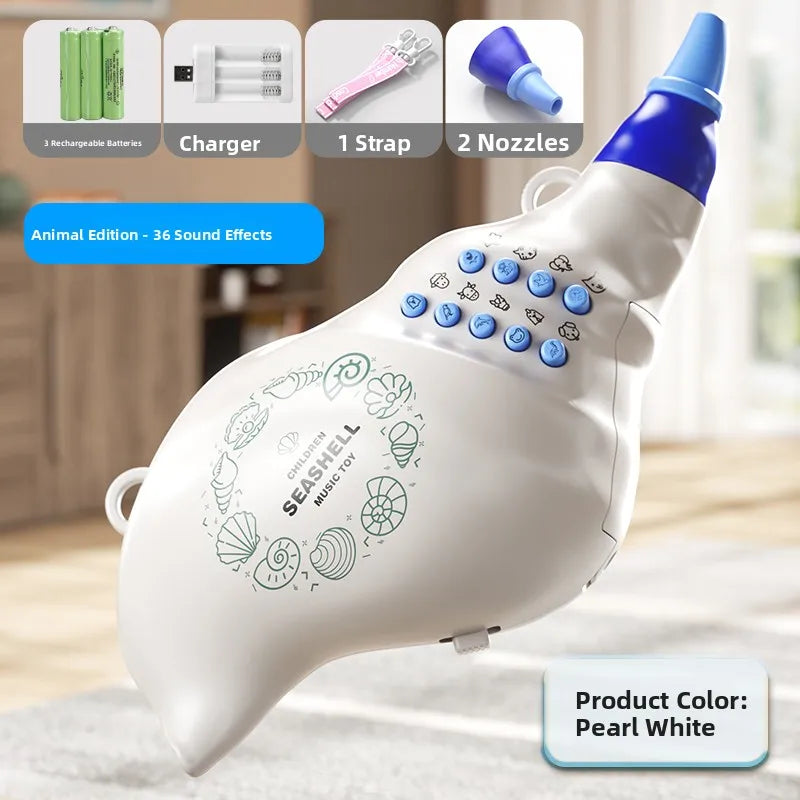 Children's Small Trumpet 54 Sound Effects Baby Bird Whistle Blow Instrument Toys Animal Gathering Horn Musical Plaything