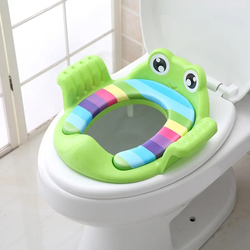 Baby Potty Training Seat – Adjustable Toilet Chair with Step Stool & Cute Design
