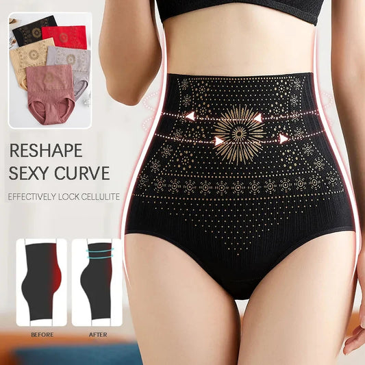 Seamless High Waist Postpartum Panties Women Abdomen Hip Lift Brief Shapewear Tummy Control Pants Breathable Slimming Underwear