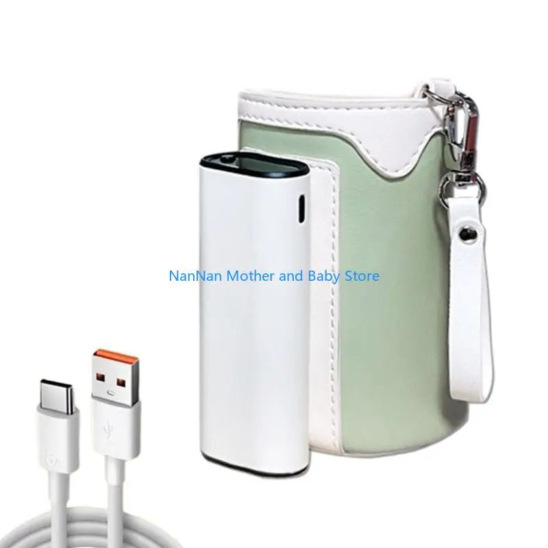 Portable USB Bottle Warmer Wireless Bottle Heating Bag Rechargeable Battery