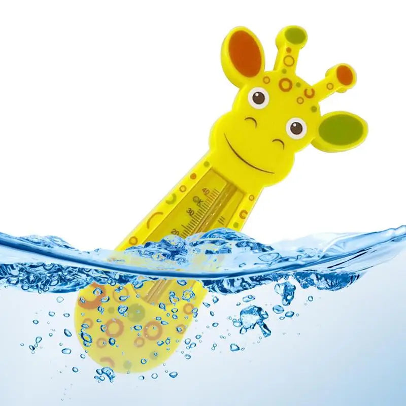 Toddler Bath Safety Toy – Floating Giraffe Temperature Thermometer