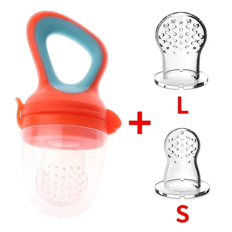 Sucette d'alimentation pour bébé avec tétine à fruits – Sucette de dentition en silicone sans BPA
