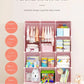 Modern Simplicity Children Bedroom Furniture Folding Wardrobe Cabinets Storage Locker Plastic Collapsible Box Clothes Closet