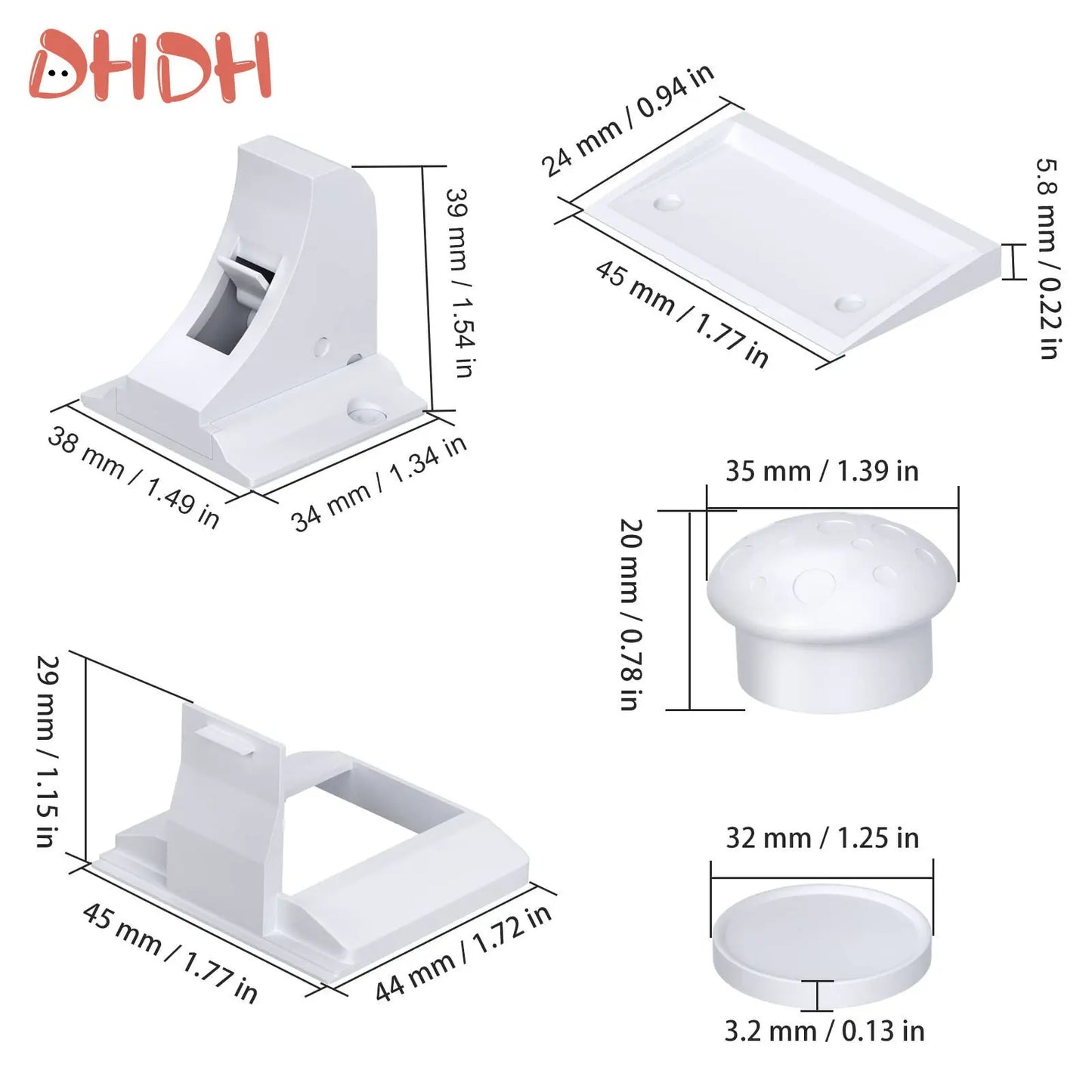 Baby Safety Magnetic Locks Cabinet Drawer Self-Adhesive Screw