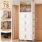 Children's Wardrobe Storage Cabinet Living Room Foldableable Bedroom Container Bins Large Capacity Baby Wardrobe Multi-Function