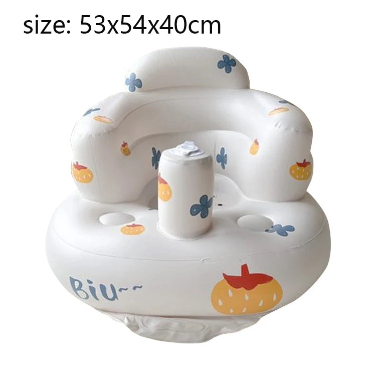 Inflatable Baby Seat – Built-in Air Pump, Learn-to-Sit Floor Chair