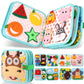 Farm Theme Busy Book for Toddlers 3D Felt Quiet Book for Preschool Learning Fine Motor Skills，Sensory  Activity Toy Kid Baby