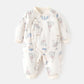 Newborn Winter Clothes Quilted Thicken Warm Christmas Baby Girl Romper 1st Birthday Baby Jumpsuit For Boys