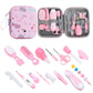 Baby Care Kit Kid Multi-functional nail clipper comb Hair Thermometer Grooming Brush Kit Scissors baby health care set  newborn