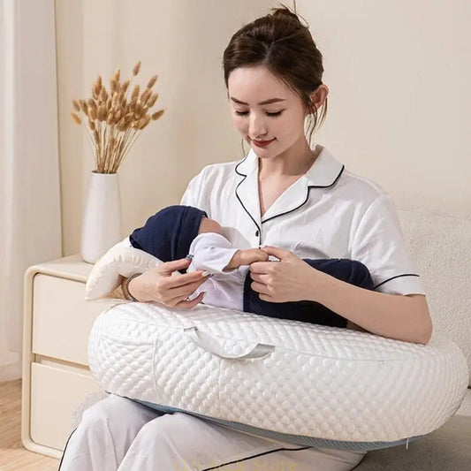 16FE Infant Waist Protections Pad Soft & Supportive Breastfeeding Pillow Newborn Back Support Pillow Soft Baby Lumbar Pillow