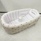 1PCS Inflatable Baby Bathtub / Baby Inflatable Chair, Toddler Bathing Tub with Air Pump Back Support Portable Seat