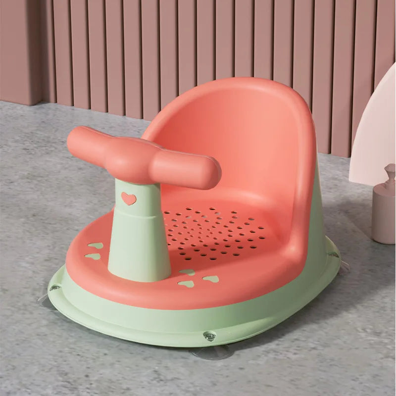 Baby Bath Seat – Adjustable Shower Stand for Young Kids