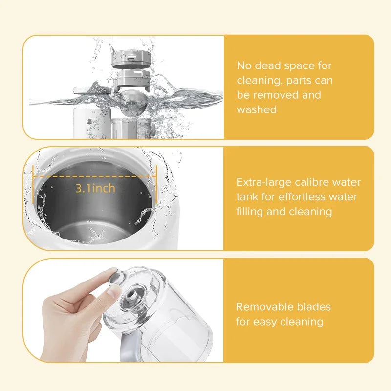 Hot Selling Baby Food Makers Electric Multi-Function Ce Certified Baby Food Processors And Steamer Blender