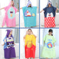 Kids Beach Poncho Towels,Absorbent Quick Dry,Children's Hooded Bathrobe for Boys Girls 3-12Years,Animal Cartoon Swim Bathing Cap