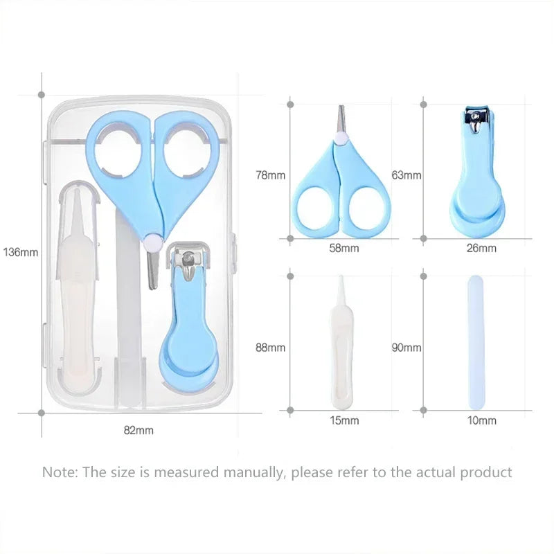 Baby Care Nail Newborn Cleaning Tools Baby Health Hygiene Kit Grooming And Health Care Groups Cutter Scissors Suit