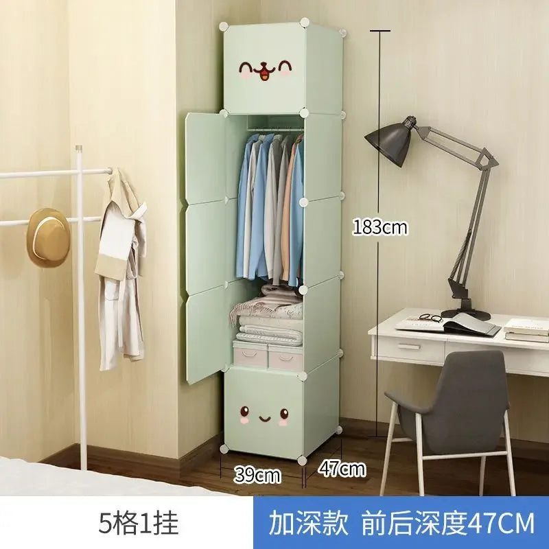 Baby Children Modular Cabinet Recameras Kids Storage Wardrobe Kids Toys Organizer Storage Guarda Roupa Infantil Girl Furniture