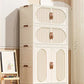 Children's Wardrobe Bedroom Closet Cabinet Baby Storage Box Toy Clothes Organizer Locker Folding Sorting Partition Wardrobe